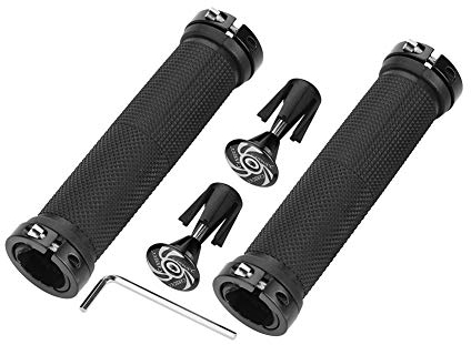 Griffe grün,Fahrrad Lenkergriffe, Fahrradlenkergriffe Ergonomisch, rutschfeste Mountainbike Griffe BMX Fahrradgriff Lenkerendstopfen Fahrrad Lock-On Handgriffe für 22,2 mm