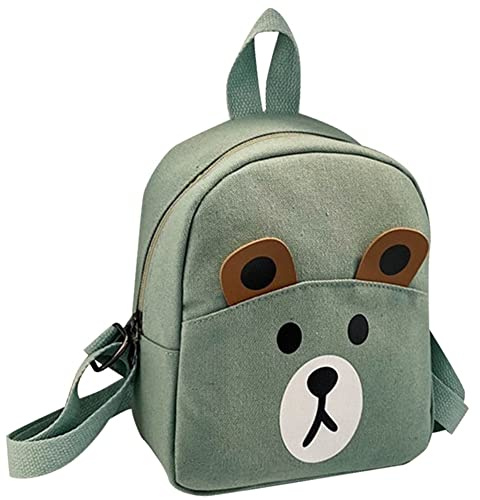X-Labor Bär Kinderrucksack mit Brustgurt Antiverlust Sicherheitsgurt mit Leine 1-3 Jahr Babyrucksack Kleinkinder Mädchen Jungen grün