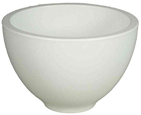 innaGLAS Coupe de Plantes en céramique, Blanc Mat, 21cm, Ø31cm - Pot Fleurs/Pot céramique