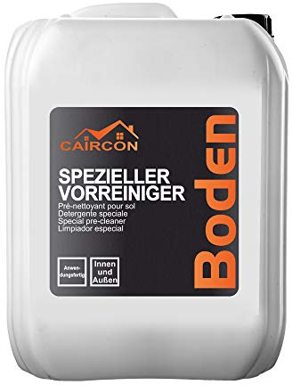 CAIRCON Nettoyant pour sol, façade, toiture - Préparation avant mise en peinture - Dégraissant pour béton - Anti-tache - 5L