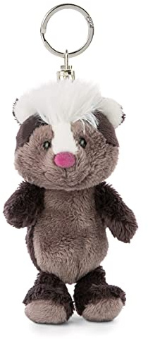 Schlüsselanhänger Stinktier Chiala Skunk 10cm – Kuscheltieranhänger mit Schlüsselring für Schlüsselband, Schlüsselbund, Schlüsselhalter & Schlüsselkette – Taschenanhänger Forest Friends