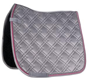 HKM Berry Schabracke 9300 Dunkelgrau Pony Dressur/Pony