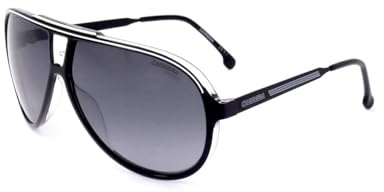 Carrera Occhiali da Sole 1050/S 80S BLACK WHITE 63/10/135 Uomo