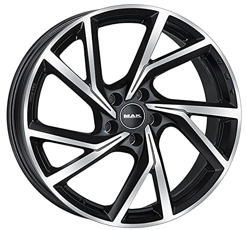 CERCHIO IN LEGA MAK KASSEL 8x18 5x112 ET 30 BLACK MIRROR