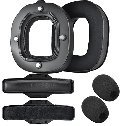 Yaowanguan A40 TR Cuscinetti Auricolari - Cuscinetti di Ricambio per ASTRO Gaming A40 TR Cuffie da Gioco Cablate, Schiuma per Microfono, Copriorecchie/Coppe, Accessori A40 TR, Spessore Aggiunto