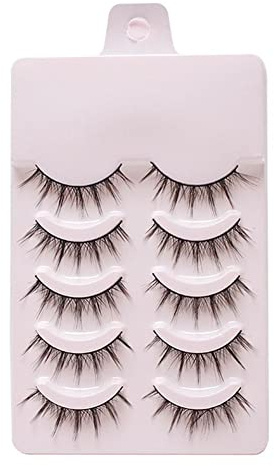 Lot de 5 paires de faux cils réutilisables Little Devil N0Z7
