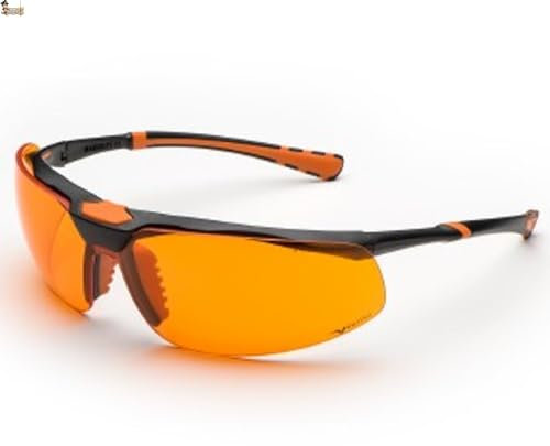 BricoLoco.com Gafas seguridad y protección trabajo, anti impacto y antirayaduras. Patillas flexibles y puente nasal en goma. Máxima adaptación a la cara y comodidad en uso. (High Contrast)