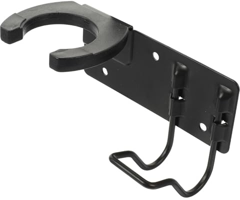 GOOHOCHY wandmontierter mikrofonhalter platzsparend und zuverlässig aus metall und gummi stabile ktv mikrofonhalterung mit robustem wandhaken für zuhause und bühne