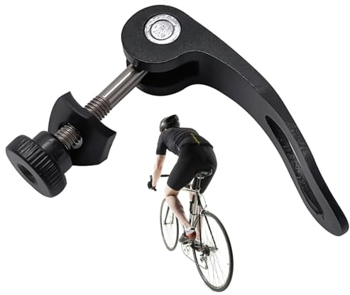 Schnellspanner Bolzen Aluminiumlegierung | M5x45mm Fahrradsitz Schraubenklemme | Einfache Installation für Mountainbikes & Klappräder | Locking Schrauben für Sitzrohre