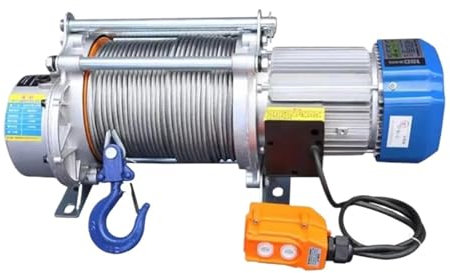Palan Électrique Palan électrique à coque en aluminium, 2.5T, 220V, petite grue domestique, treuil électrique de 2.5 tonnes, 380V treuil(220V 2.5T 30M)