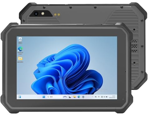 RUGLINE RT-I70N 7 pollici Rugged Industrial Tablet Windows 11 Pro, Intel N100, 8GB RAM 128GB SSD, IP67 Impermeabile Tablet Resistente con 500nits Alta Luminosità IPS, WiFi 6, BT5.1, GPS, Mini HDMI
