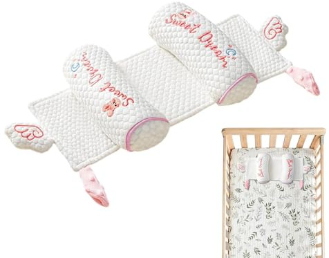 Cuscino modellante per la testa per bambini | Adjustable Breathable Washable Support Pillow | Anti Flat Head Pillows for Crib Stroller Car Seat | Soft Infant Sleep Positioning Cushion Boys Girls