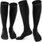 CAMBIVO Compression Socks for Women & Men 2 Pairs, Flight Socks Compression Stockings Running Socks for Calf & Ankle Support, Sports, Flying, Maternity Pregnancy, Nurses, Travel