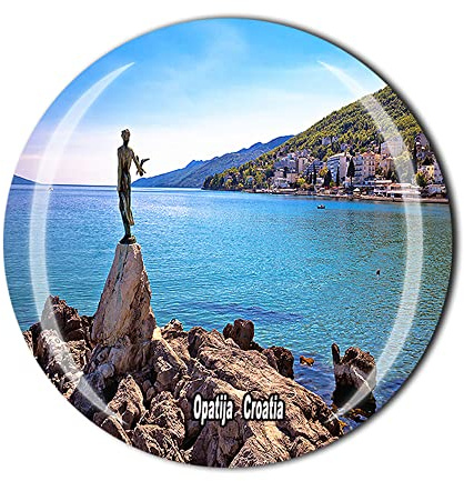 Opatija Kroatien Kühlschrankmagnet Kristall Touristen Souvenir Geschenkkollektion Kühlschrank Magnet Aufkleber