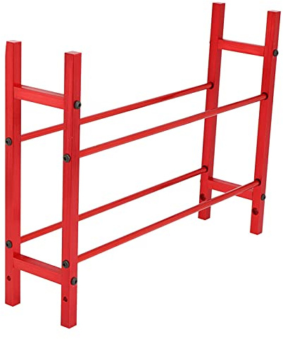 Support de Pneu modèle RC, étagère de Rangement de Pneu Double Couche de Bonne stabilité avec vis pour SCX10 90046 D90(Rouge)