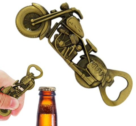 CENMOO Regalos de Motocicletas Antiguas - Abrelatas de Cerveza Compacto para Bicicleta Abrelatas de Motocicleta - Regalos navideños para Dispositivos de Cerveza, Divertidos Regalos de Motocicleta
