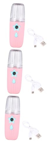 Housoutil 3stücke Usb Handheld Nano Gesichtssprüher Tragbarer Feuchtigkeitsspray Zur Schnellen Hydratation Für Strahlende Haut Für Unterwegs