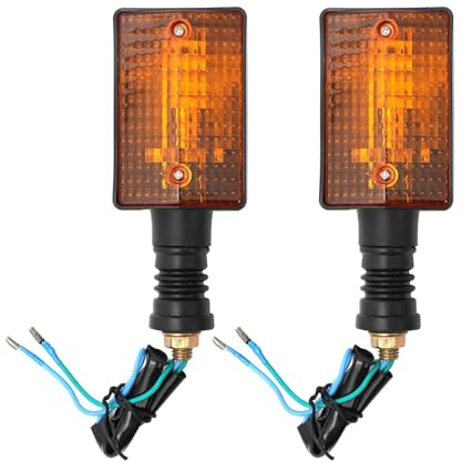 Hinten Rücklicht 2/4 Stück Motorrad Bremse Hinten Blinker Indikatoren Für Yam&aha XT350 XT600 XT550 XT250 FZ750 1985-2000 Bernstein Lampen