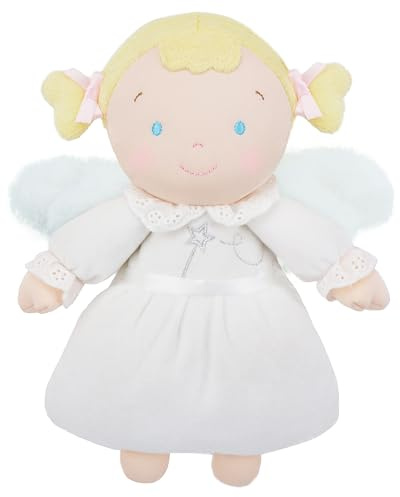Lullaberry 23 cm Meine erste Engel-Puppe Aniela – weiche Plüsch-Babypuppe – Geschenk für Säuglinge und Kleinkinder