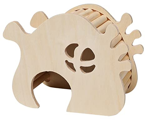 TIANQUXNGI Hamster-Kletterhaus, niedliches Design, bodenlos, Kleintiere, Holzversteck, Käfig, Dekoration, Zubehör für kleine Rennmäuse
