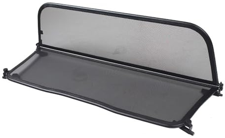 Aperta Filet Coupe-Vent Compatible avec Mini Cooper Cabrio F67 Noir Filet Anti-remous 100% sur Mesure OEM Qualité Windschott fabriqué aux Pays-Bas