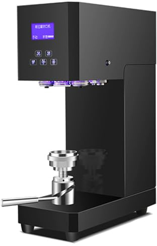 Automatic Can Sealing Machine - 370W Can Seamer with Intelligent Panel & Counting, Height Adjustable for 52-58mm Caliber Tin & PET Cans - Ideal for Milk Tea, Coffee, and Pop