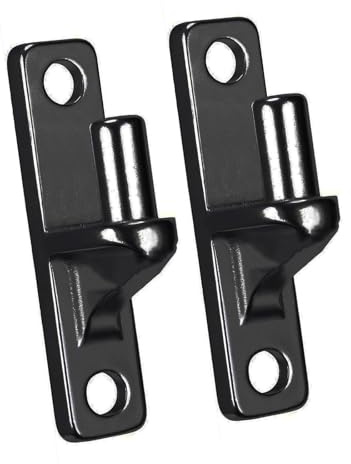 1/2/4 Pack Wall Mount Gate Hinges Portable Wall Plate Hinges for Outdoor Chain Link Fence Gate with 5/8Inch Pin Chain Link Fence