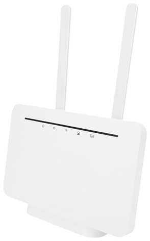 Luocute Enrutador WiFi 4G LTE Alta Velocidad Alta VEDIDAD ANTERNA INALTE DE Internet WiFi 6 Router para el Hogar con la Calidad DE la Señal DE Mejora DE la Ranura SIM para Conectividad