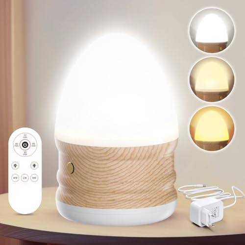 Wholede Tageslichtlampe 10000 Lux tageslichtlampe schreibtisch ohne UV & Flimmer, 3 Farbtemperaturen dimmbar mit Timer & Fernbedienung,Daylight Lamp für Energie & Konzentration, Zuhause & Büro