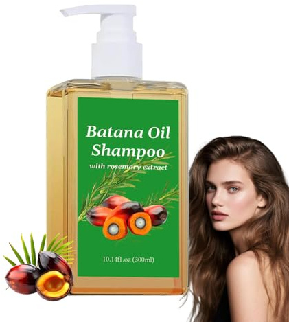 Batana Öl Shampoo gegen Haarausfall,Batana Shampoo für Haare,Tiefenreinigungsshampoo und Anti-Schuppen Shampoo für Männer und Frauen mit Natürlicher Formel für Haar,Batanaöl für alle Haartypen