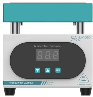 Station de préchauffage, Plateforme de préchauffage d'affichage LED 946-1010 for réparation téléphones portables, station plaques chauffantes PCB BGA 300 W 100 x m