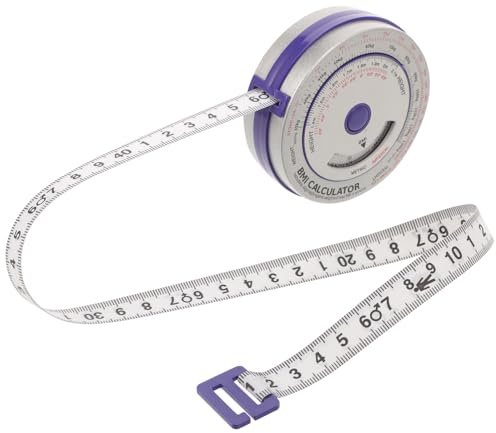 WOONEKY Mètre Ruban pour Mesurer le Corps 2 Mètres en Aluminium Léger Portable pour Mesurer la Taille Graduations Précises pour Usage Corporel et Couture