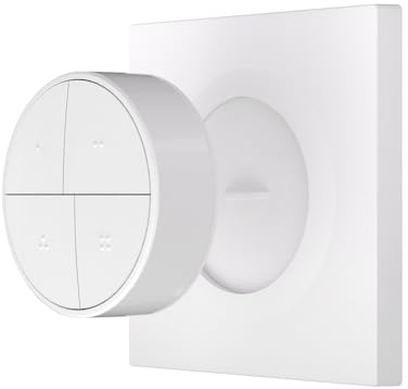SONOFF Orb Bouton Intelligent Zigbee 4-1 SNZB-01M Bouton Smart Sans Fil Télécommande Lumière Contrôleur de Scènes Multi-Boutons Installation Facile Sans Câbles Compatible Plateformes Open-Source