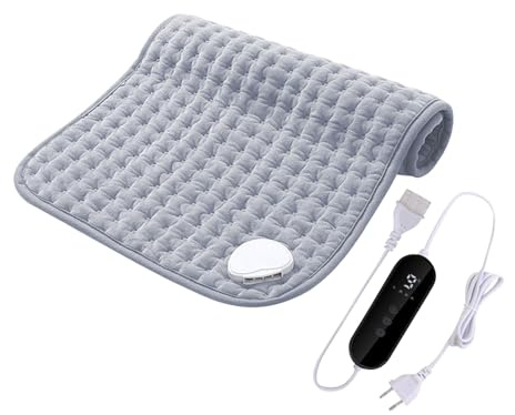 Coussin Chauffant Pour Le Dos - Réchauffeur Sans Fil Réglable Multi-Niveaux | Chauffe-Dos Couverture Chauffante,Pour Adultes Personnes Âgées Maison Bureau Lit Voyage Cou Genou Épaule