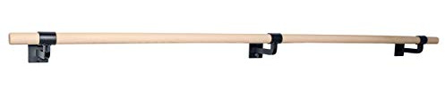 VITA Barre Wall-Mounted Single Ballet Barre, Geo, 3 Ft Bar, Wood | Fixed Height, Made in USA, Home, Studio or Gym Exercise Equipment for Kids & Adults | Dance, Fitness, Pilates