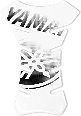 4R Quattroerre.it 18088 Paraserbatoio Tank Pad Adesivo 3D per Moto Yamaha, Trasparente