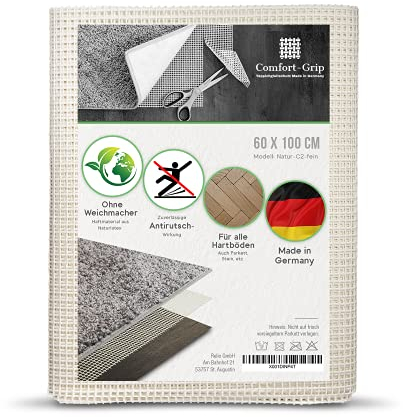 Comfort-Grip Premium Antirutsch Teppichunterlage -OHNE WEICHMACHER- versch. Größen, Haftgitter-Natur