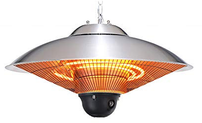 YZJJ 1500W/110V Patio Heater Outdoor Electric Heater, Outdoor Heater Patio Hanging/Lifting Electric Heater, Heat Settings carbon fiber Heater,IP44 Waterproof, for Indoor/Outdoor Use Garden