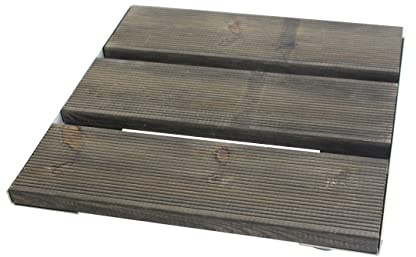 Pflanzenroller Exklusiv EH280 bis 280kg Blumenroller Untersetzer hochwertig (500x500mm, anthrazit/grau)