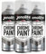 JENOLITE Vernice Spray Cromata Liscia | Finitura Cromata | Multisuperficie - Metallo, Legno, Plastica, Ceramica | Adatto per interni ed esterni | 3x400 ml