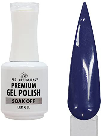 Pro Impressions - Premium Gel Polish - After Dark (Navy Blue, Nail Art, UV/LED)