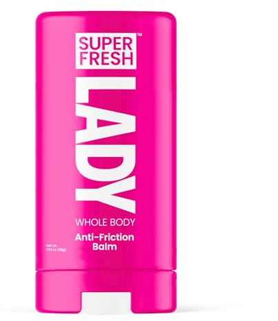Lady Parts Bâton anti-frottement et anti-frottement – Empêche les irritations et irritations de la peau – Pour les cuisses, les bras, les lignes de soutien-gorge, etc. – Baume non parfumé et lisse à