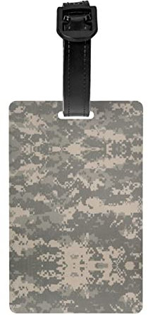 Armee-Digital-Camouflage-Druck, kompakter und praktischer Gepäckanhänger, vollständiger Druck, einseitiges Design, einfache Identifizierung Ihrer Sachen