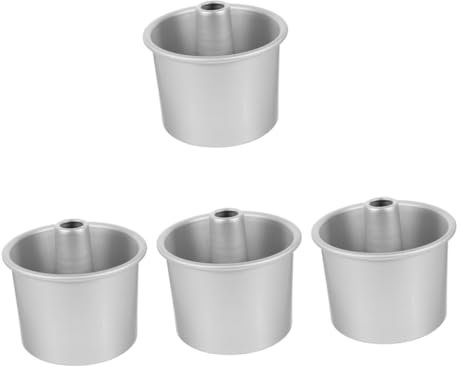 ABOOFAN 4 Set stampo da torta tortiera stampo chiffon cake stampo biscotti teglia teglie per dolci per torte da forno tortiere mousse Il formaggio muffa impostare di alluminio