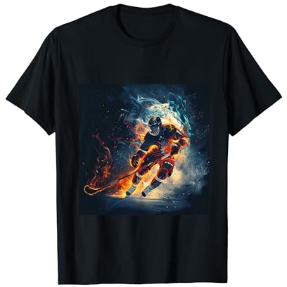 Eishockey Hockeyspieler Eishockeyspieler Hockey Geschenke T-Shirt