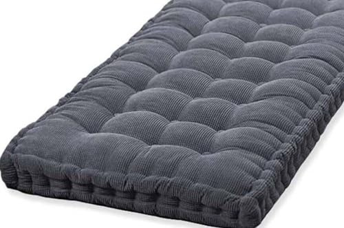 Bankkissen Bankauflage 1/2/3 Sitzer ,90x40/100x40/120x40/150x50/160x40/160x50cm Sitzauflage 10cm Dickes Outdoor Sitzkissen Bank, Rechteckiges Bankpolster, Waschbar Gartenbank Auflage(Color:8a,Size:180
