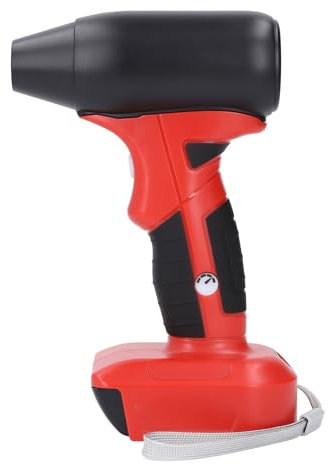 Jopwkuin Air Blower Gun, Compressed Air Duster 4 Speed Adjustment ABS Wide Application 130000RPM Handheld for Blowing Cleaning