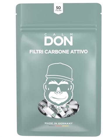 CALM DON® Filtri carbone attivo di cocco ø6mm [50 Filtri]