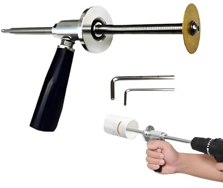 Tagliatubi Interno,Tagliatubi Per Tubi In PVC Interno Per Trapano | Strumento Di Crimpatura Regolabile Leggero Per Taglio E Formatura Di Tubi Idraulici Irrigazione Automobilistica