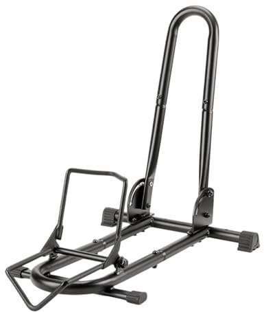 Oshhni Supporto da pavimento per bici, portabiciclette, indipendente, portabiciclette, portabiciclette pieghevole, per la casa